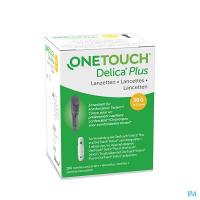 OneTouch Delica Plus Lancettes (100)