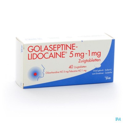 Golaseptine Lidocaine Comp A Sucer 40