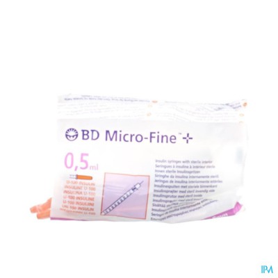 Bd Microfine+ Ser.ins. 0,5ml 30g 8,0mm 10 324825
