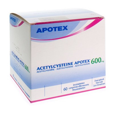 ACETYLCYSTEINE APOTEX COMP EFF 60 X 600 MG