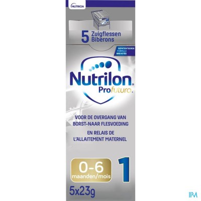 Nutrilon Profutura 1 poeder 5x23g Volledige zuigelingenvoeding 