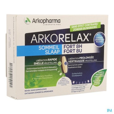 Arkorelax Slaap Forte 8u Comp 30 (programma 15d)