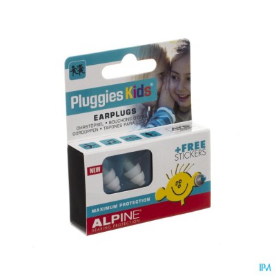 Alpine Pluggies Kids Oordoppen 1p